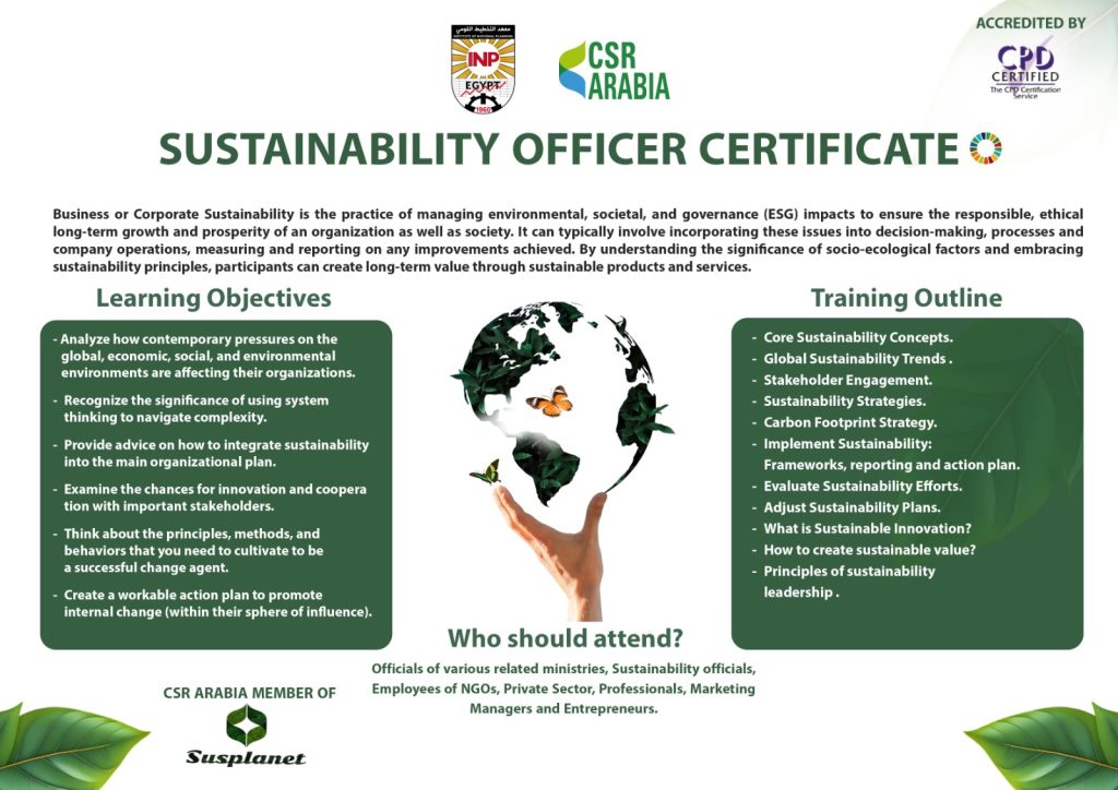 Exciting News: Sustainability Officer Certificate!!!!